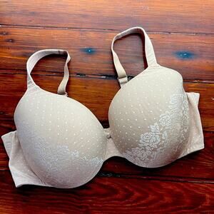 Soma Stunning Support No Shoe Minimizer underwire lace detail bra sz 40DDD